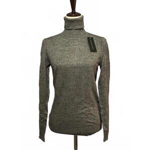 NWT Andrew Marc Gray Turtleneck Sweater Size S